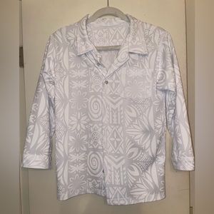 Groovy white button down shirt size small or medium